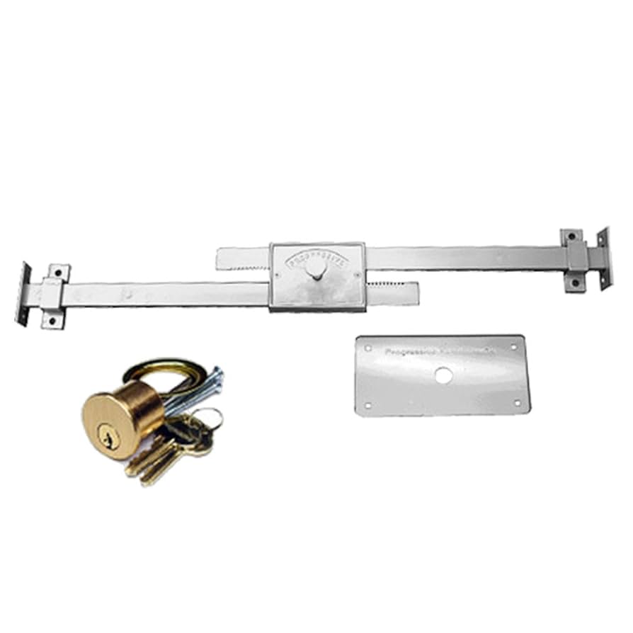 Progressive Hardware DBL-01-36 Double Bar Police Lock - Door